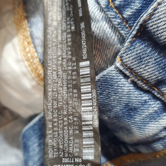 Zara denim pleated jean - Picture 6 of 7